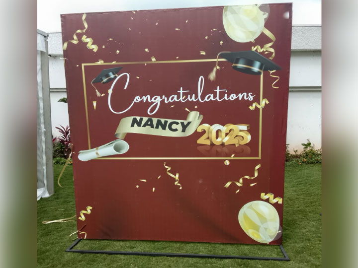 Backdrop banner hire in Kenya for weddings and events