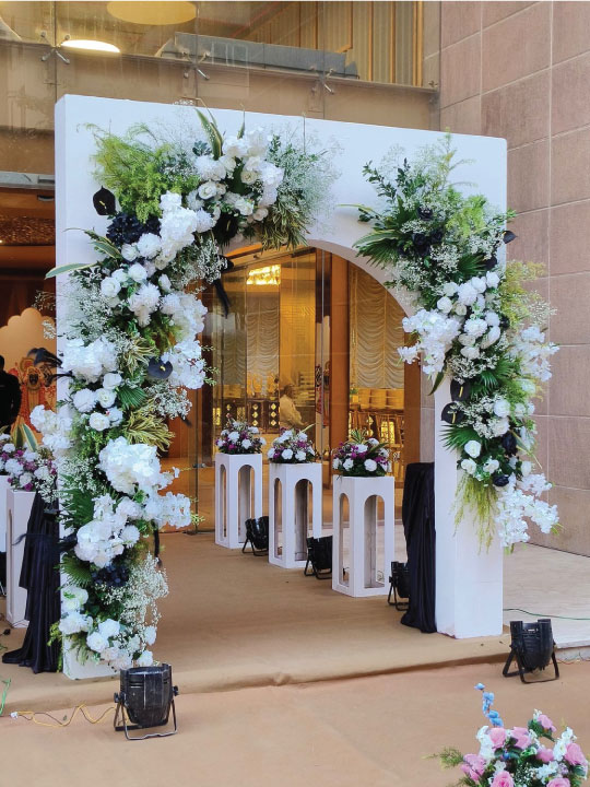 wedding entrance arch decor Kenya