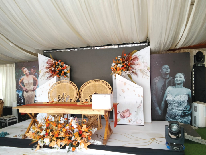 floral traditional wedding decor kenya