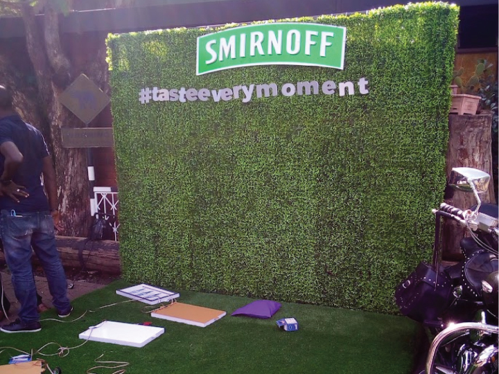 Backdrop banner rental setup for events in Nairobi Kenya.